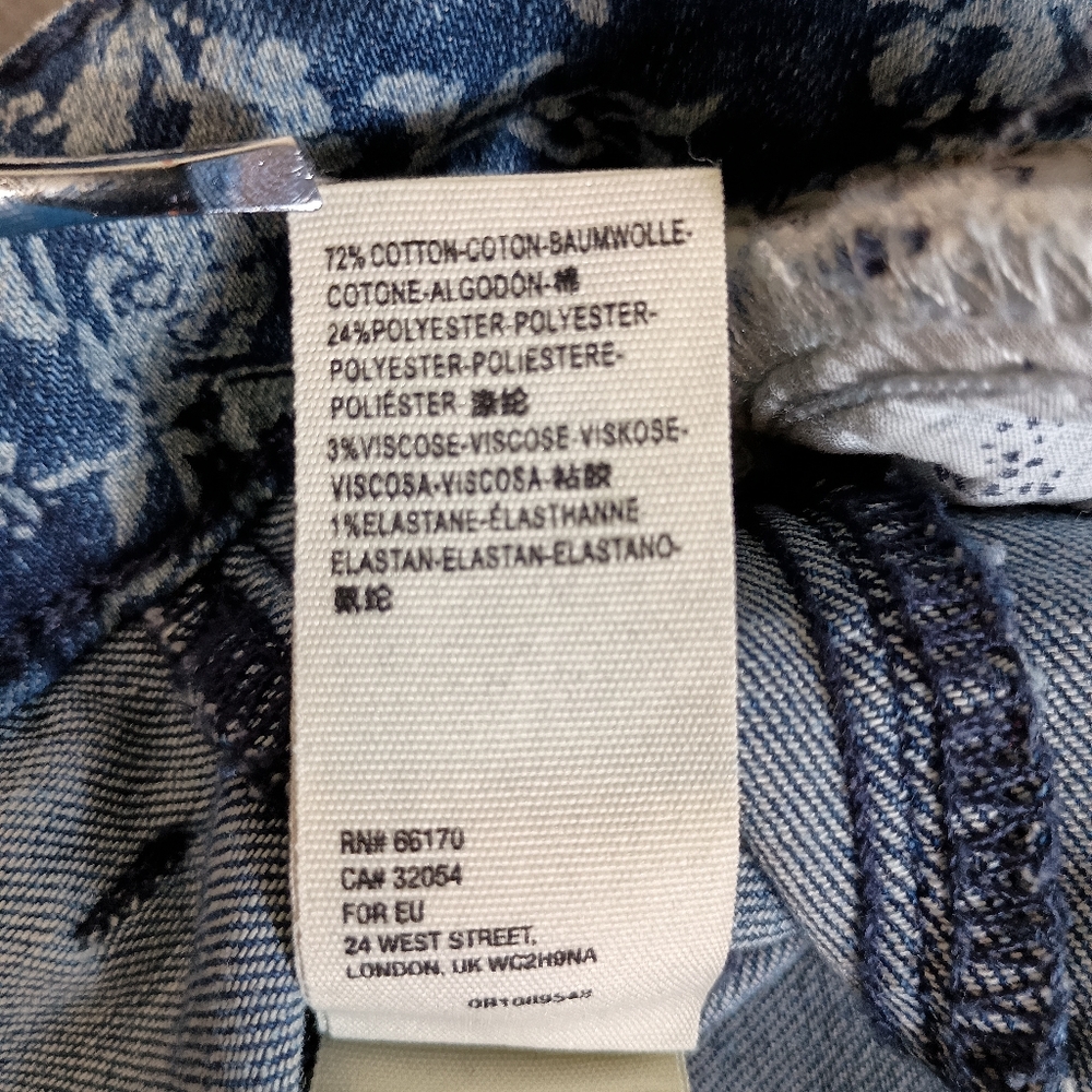 We The Free Dream Lover Floral AOP Boho Flare Cottagecore Rustic Size 26 Jeans - Picture 11 of 12